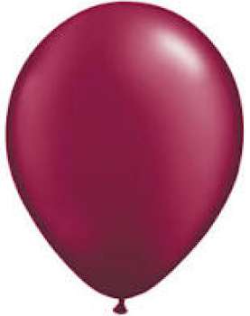 100 Luftballon-Standard- 30cm Burgund